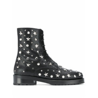 RedValentino Ankle boot com tachas e estrelas - Preto