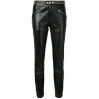 RedValentino Calça skinny com tachas - Preto