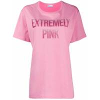 RedValentino Camiseta com estampa gráfica - Rosa