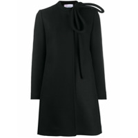 RedValentino Casaco com abotoamento simples e detalhe de laço - Preto