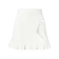 RedValentino frilled hem high-waisted skirt - Branco