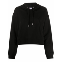 RedValentino Moletom com capuz e detalhe de tule - Preto