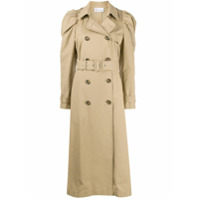 RedValentino Trench coat com ombro estruturado - Neutro
