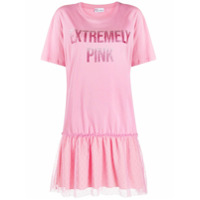 RedValentino Vestido Extremely com estampa - Rosa