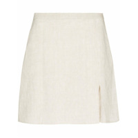 Reformation Minissaia Baker de linho - Neutro