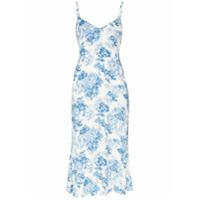 Reformation Slip dress Chianti com estampa floral - Azul