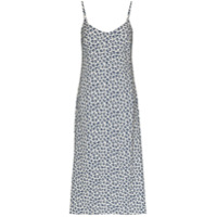 Reformation Vestido midi Boston com estampa floral - Azul