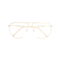 Retrosuperfuture Armação de óculos aviador - Dourado