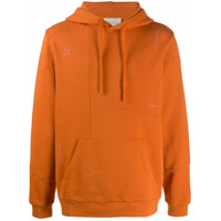 Retrosuperfuture Moletom desconstruído x DC com capuz - Laranja