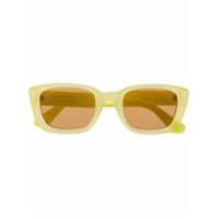 Retrosuperfuture Óculos de sol quadrado - Amarelo