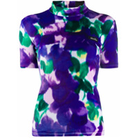 Richard Quinn Blusa com estampa floral - Roxo