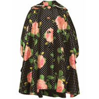 Richard Quinn oversized floral polka-dot print coat - Estampado