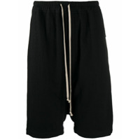 Rick Owens Bermuda de algodão Rick's - Preto
