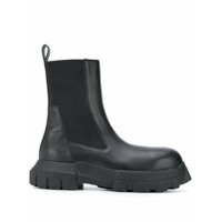 Rick Owens Bota com recorte elástico na lateral - Preto