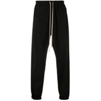 Rick Owens Calça com ajuste no cós por cordão - Preto