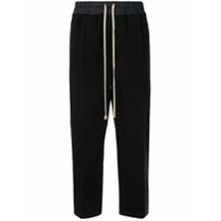 Rick Owens Calça cropped com ajuste no cós - Azul