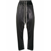 Rick Owens Calça cropped com ajuste no cós - Preto