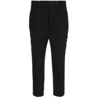 Rick Owens Calça de alfaiataria cropped - Preto