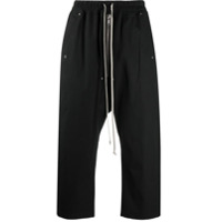 Rick Owens Calça saruel com ajuste no cós - Preto