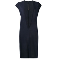 Rick Owens Camiseta longa Performa Byland - Azul