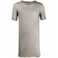 Rick Owens Camiseta longa translúcida - Cinza