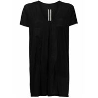 Rick Owens Camiseta oversized decote em U - Preto