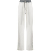 Rick Owens DRKSHDW Calça casual bicolor - Neutro