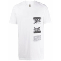 Rick Owens DRKSHDW Camiseta de algodão com estampa gráfica - Branco