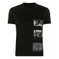 Rick Owens DRKSHDW Camiseta decote careca com estampa fotográfica - Preto