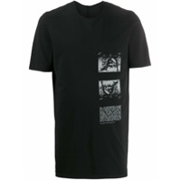 Rick Owens DRKSHDW Camiseta midi com estampa fotográfica - Preto
