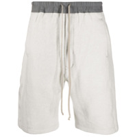 Rick Owens DRKSHDW drawstring cotton shorts - Cinza