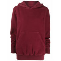 Rick Owens DRKSHDW Moletom com capuz e mangas longas - Vermelho