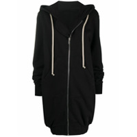 Rick Owens DRKSHDW Moletom com capuz e zíper - Preto