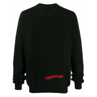 Rick Owens DRKSHDW Moletom com estampa gráfica - Preto