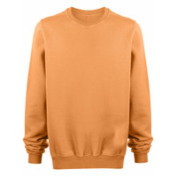 Rick Owens DRKSHDW Moletom decote careca - Laranja