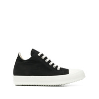 Rick Owens DRKSHDW TÃªnis cano baixo Performa - Preto