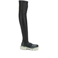 Rick Owens Performa thigh-high stocking boots - Preto