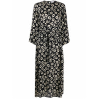 Rixo Vestido longo Stevie com estampa floral - Preto