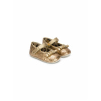 Roberto Cavalli Junior Sapato infantil metalizado - Dourado