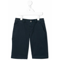 Roberto Cavalli Junior Short chino com cor sólida - Azul