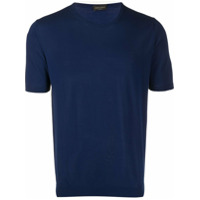Roberto Collina Camiseta slim de tricô - Azul