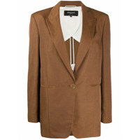 Rochas Blazer Quasimodo com abotoamento simples - Marrom