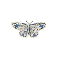 Rochas Broche de borboleta com cristais - Azul