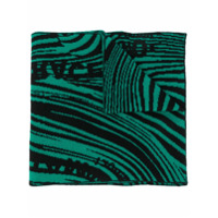 Rokh Cachecol de tricô com padronagem - Verde