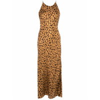 Rosetta Getty Slip dress com estampa de leopardo - Neutro