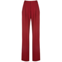 Rosetta Getty wide-leg tailored trousers - Vermelho