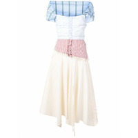 Rosie Assoulin Vestido com patchwork - Estampado