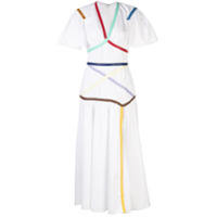 Rosie Assoulin Vestido com tiras cruzadas - Branco
