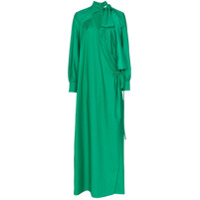 Rosie Assoulin Vestido longo transpassado - Verde