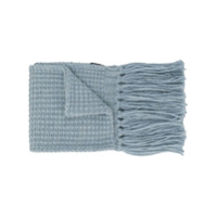 Rossignol Cachecol de tricô com franjas - Azul